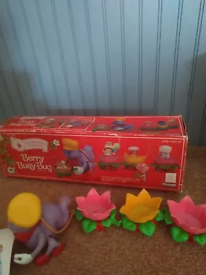 #44130 Vintage Kenner Strawberry Shortcake Miniatures Berry Busy Bug No Figures  • $49