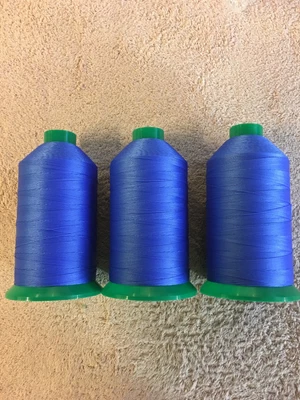 £8 • Buy 3 BONDED NYLON Cones, Venus 20m  1500mtrs Blue
