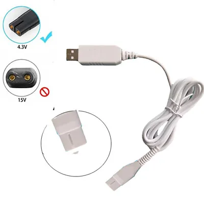 White USB Power Charger Adapter Cord Cable For Philips OneBlade Shaver A00390 • £3.59