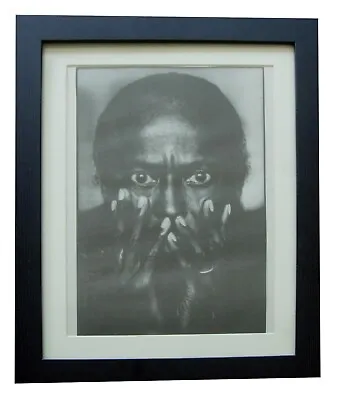 Miles Davis+photo+picture+poster+ad+rare Original 1985+framed+express World Ship • £69.95