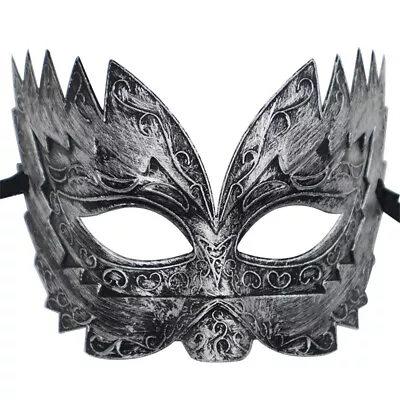 Masquerade Vintage Mask Men Performance Horror Funny Party Half Face Mask • £3.47