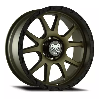 MAMBA M27 Rim 17X9 5x127 Offset -12 Matte Bronze / Black Lip (Quantity Of 1) • $232.63