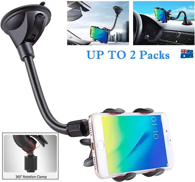 360° Universal  Car Windscreen Mobile Phone Holder Mount GPS Dashboard Cradle AU • $9.99