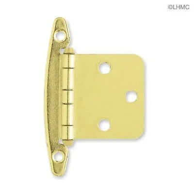 Overlay Hinge Brass  Non Self Closing H01010C-PB (Pair) • $2.99