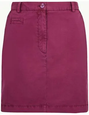 £6.99 • Buy Marks & Spencer Size 22 Magenta Chino Mini Skirt A Line Cotton NWT Pockets NWOT
