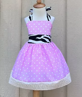 Pink And Zebra Minnie Mouse Dress • $35