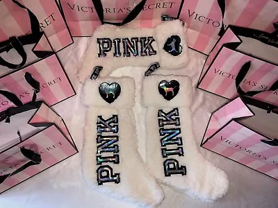 Victorias Secret PINK Fleece Stocking Logo Collectors Edition (1) • $29.89