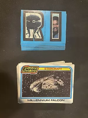 1980 Topps Star Wars Empire Strikes Back Partial Series 2 Base And Sticker Sets • $70