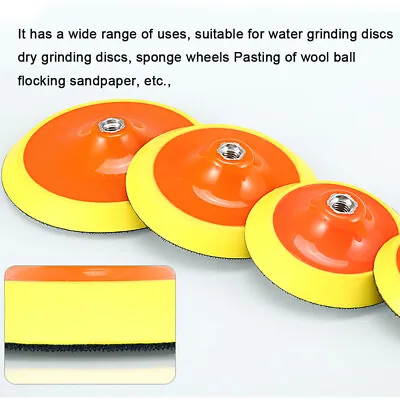 Backing Pad Hook And Loop Backer Plate Polishing Buffing Pads Sanding Discs 3-7  • $15.76