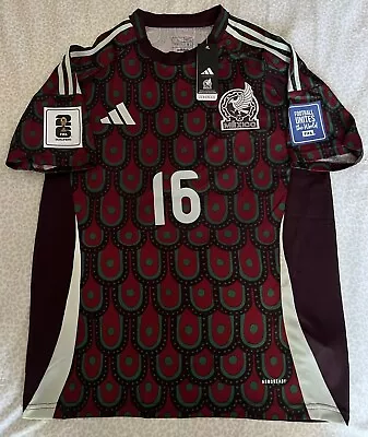 Adidas Mexico Authentic 2024 Away Soccer Jersey - Men's Large World Cup Patch • $34.99