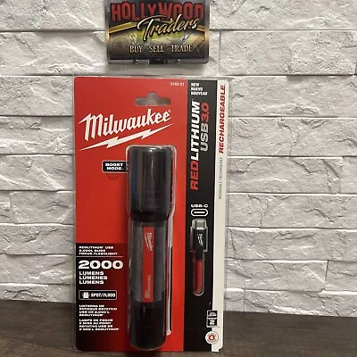 Milwaukee RedLithium 2162-21 Slide Focus Flashlight - Black • $69.99