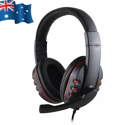 $19.95 • Buy Gaming Headset Headphone With Microphone Volume Wired For PS4 PS5 XBOX SWITCH