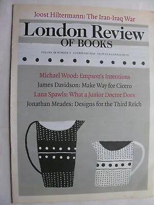 LONDON REVIEW OF BOOKS Feb 2016 Lee Child Jack Reacher Bowie Edmund Burke Hitler • £8.50