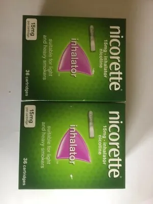 £32 • Buy 1x Nicorette 3658036 Inhalator 15mg 36 Cartridges