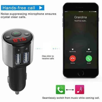 Wireless Bluetooth Car FM Transmitter MP3 Player Radio Kits USB Adapter K7B0 • $6.49