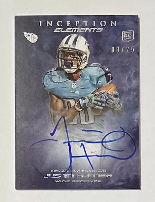 Justin Hunter 2013 Inception ELEMENTS RC Rookie Auto Autograph #IEA-JH - 08/25 • $9.99