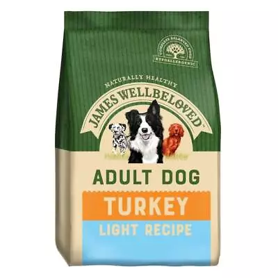 James Wellbeloved Adult Light Turkey & Rice Dry Dog Food 1.5kg • £13.99
