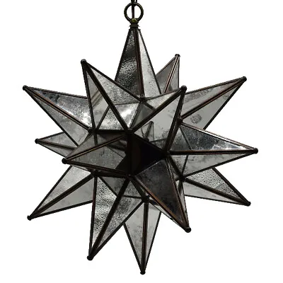 Antique Mirror Glass Star Light Pendent Chandelier   • $319.95