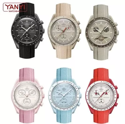 £18.99 • Buy Rubber Strap For Moonswatch Watch OMEGA X SWATCH MOONWATCH