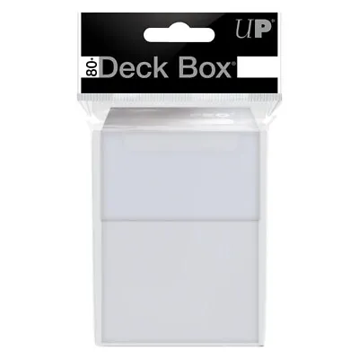 Ultra PRO Deck Box Clear | Pokemon YuGiOh MTG TCG | Fits 80 Sleeved Cards • £5.39