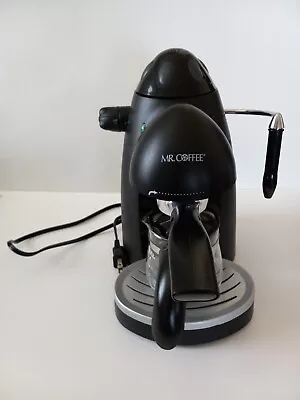 Mr. Coffee Steam Espresso Cappuccino Maker Model Ecm20 Black 4 Cups Vg Condition • $45