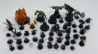 E14 D&D: Dungeons & Dragons Minis Lot 50 Figures All Pictured FREE SHIPPING • $46