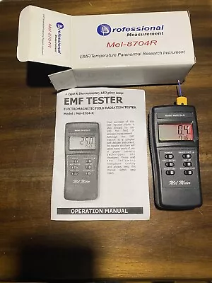 Mel Meter 8704R EMF + Temperature GHOST HUNTING Paranormal Research Instrument • $60