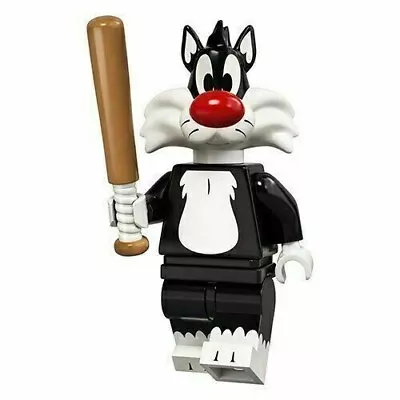 LEGO SYLVESTER THE CAT Figure LOONEY TUNES MINIFIGURE SERIES Opened Pack 71030 • £6.49