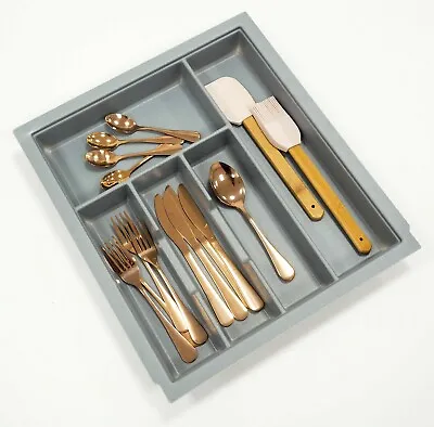 £23.04 • Buy Grey Cutlery Tray Insert For Blum Metabox Drawer | 9 Widths | Kitchen Storage