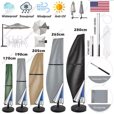 Heavy Duty Outdoor Patio Umbrella Protective Cover Waterproof Canopy 6-13'ft USA • $8.68