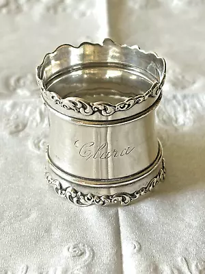 Vintage Sterling Silver Napkin Ring Holder • $53.80