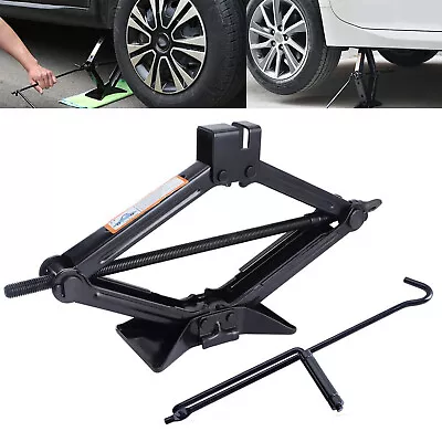 2 Ton Scissor Jack Car Van Wind Up Tyre Lift Garage Auto Emergency Repair Tool • $26.99