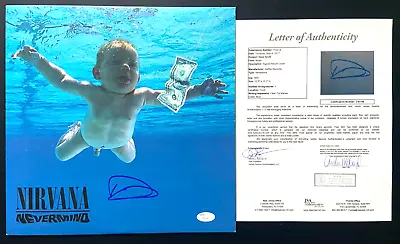 Dave Grohl Signed Nirvana Nevermind Album Vinyl Foo Fighters Cobain Band Jsa ! • $1167.84