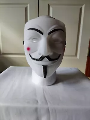 $18 • Buy  V For Vendetta Halloween 6 For 18 Mask Hacker AnonymousGuy Fawke Silver  White 