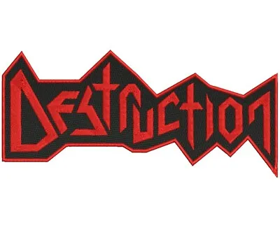 Destruction Embroidered Back Patch Kreator Sodom Exodus BackPatch Thrash Metal  • $16.99