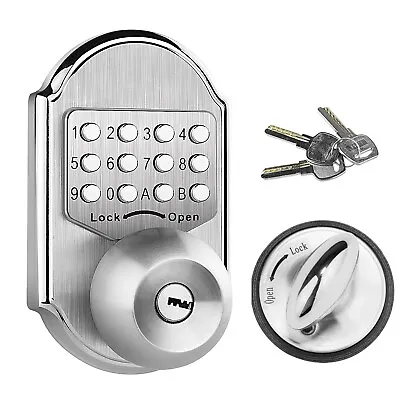 Mechanical Keyless Digital Push Button Door Lock Key Pad Code Dead Bolt • $59.97