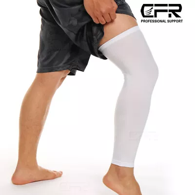 Men Women Calf Leg Support Varicose Veins Knee Compression Sleeve Socks Running • $10.79