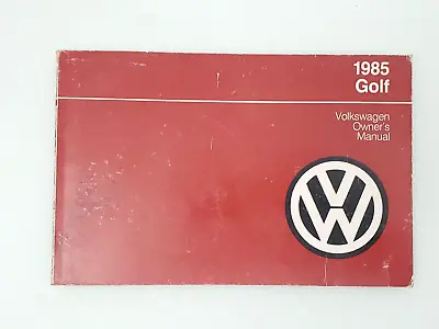 1985 VW Golf Owners Manual Volkswagen • $9.50