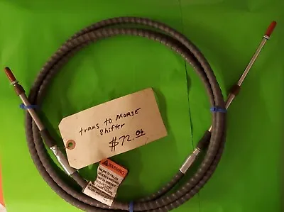 Morse Push/pull Shift Control Cable 10' Long Threaded End Terminals  • $76