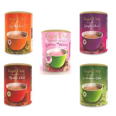 £10.41 • Buy Royal Chai Elaichi Masala Karak Pink Kashmiri Ginger INSTANT TEA POWDER 400g