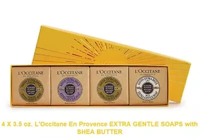 L'Occitane Extra Gentle Soap Collection From Provence 4 X 3.5 Oz. In Gift Box • $42.50