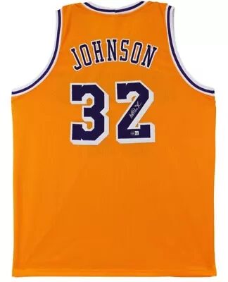 Magic Johnson Signed Jersey (Beckett) Los Angeles Lakers • $399.95