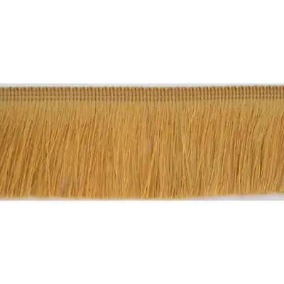 6cm Gold Chainette Brush Fringe Trimming Sewing Crafts Edging Curtains Cushion • £1.99