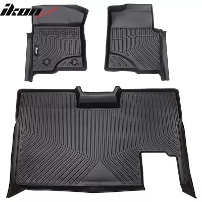 Fits 09-14 Ford F-150 Super Crew Cab 3D TPE Floor Mat All Weather 5-Seat Carpets • $84.99