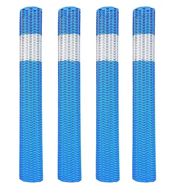 Rubber Cricket Bat Grip ( Pack Of 4 Blue ) • $25.97