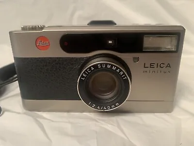 Leica USA Samy’s Camera GMBH Minilux 1:2.4/40mm Data Vintage Excellent Clean • $1895