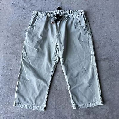 Gramicci Green Baggy Wide Leg Green Cargo Capri Shorts Pants Large • $40.45