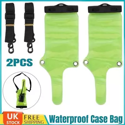2PCS Portable Radio Waterproof Case Bag For Walkie Talkie UV5R/UV82/BF-888S UK • £7.89
