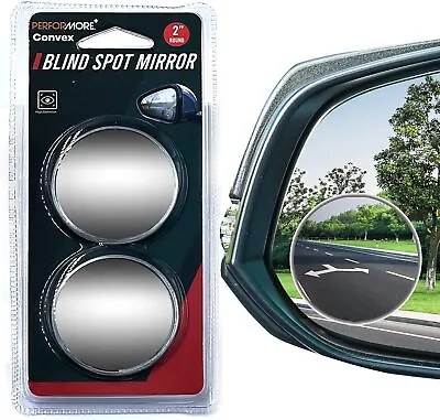 2 Pack Of Blind Spot Car Mirrors 2inch Round HD Glass Convex RearView WideAngle • $9.99
