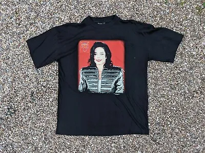 Rare Vintage 1996 XL Michael Jackson T-shirt History Tour Officially Licensed • £59.99